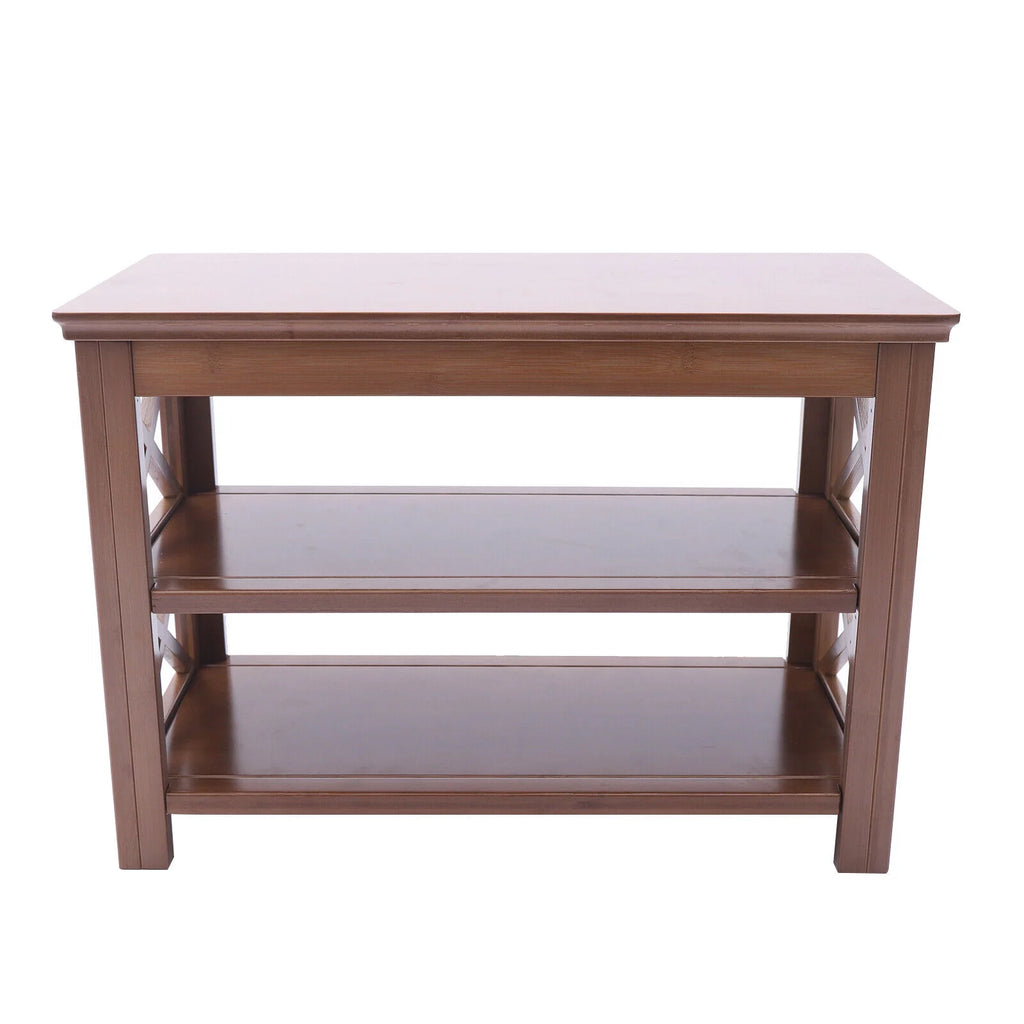 3-Tier Bamboo Shoe Rack Bench T630088