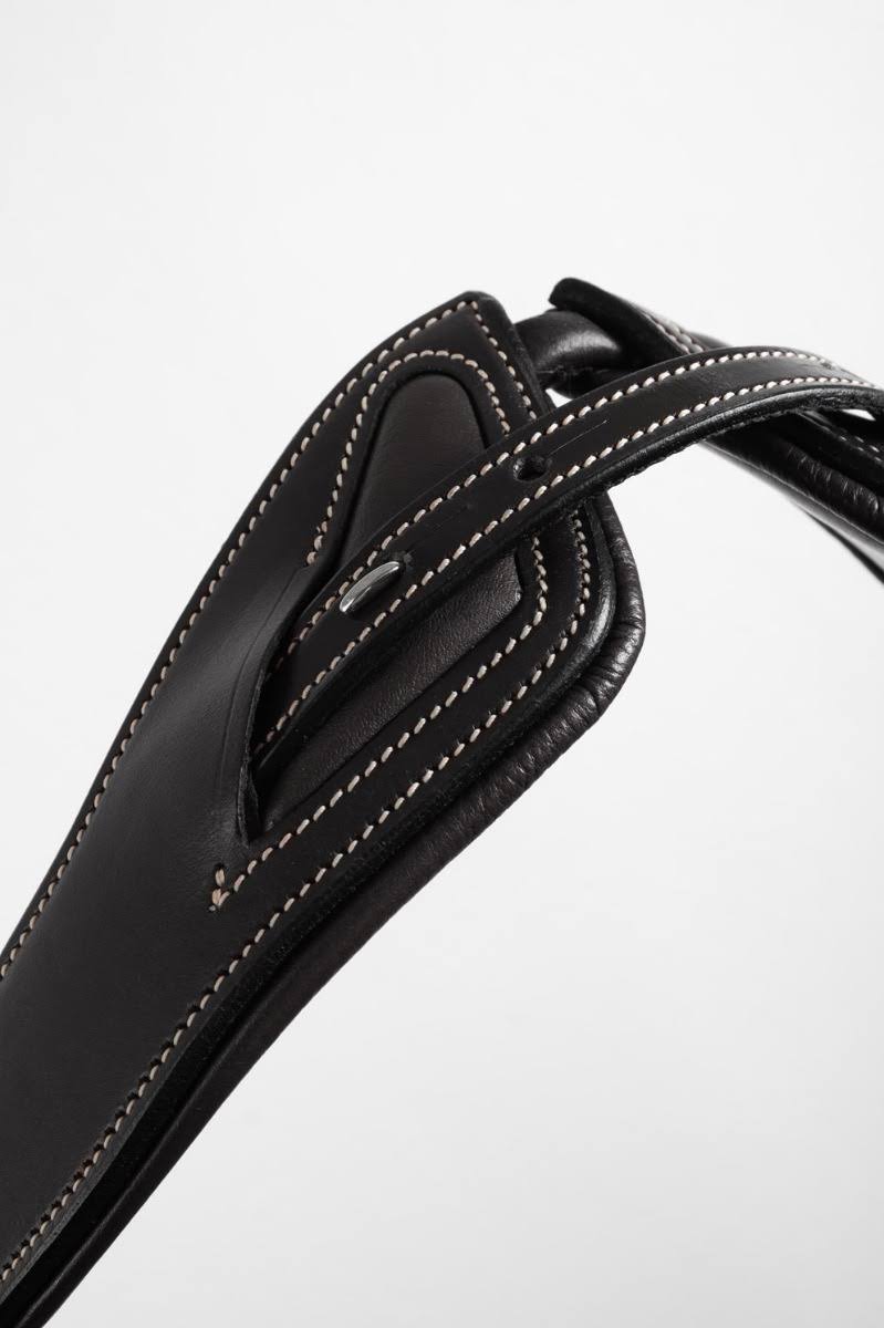 Black Eco Leather Snaffle Bridle V3189