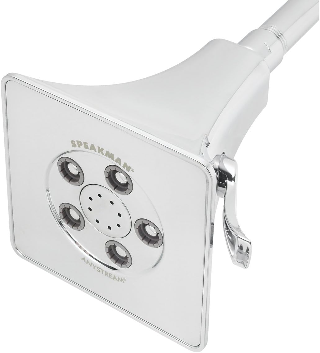 Polished Chrome Adjustable Shower Head, Pack of 2 U205