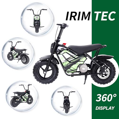 Electric Dirt Bike for Kids 250W 24V 9AH Off-Road Tire Green P2021
