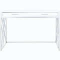 White 1 Drawer Desk E487