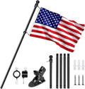 Black Wall Mount Flag Pole Kit Z34033