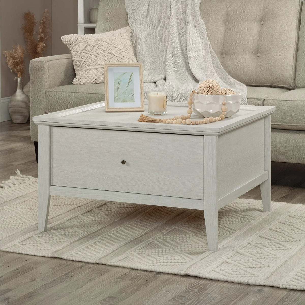 Engineered Wood and Metal Coffee Table Y218160