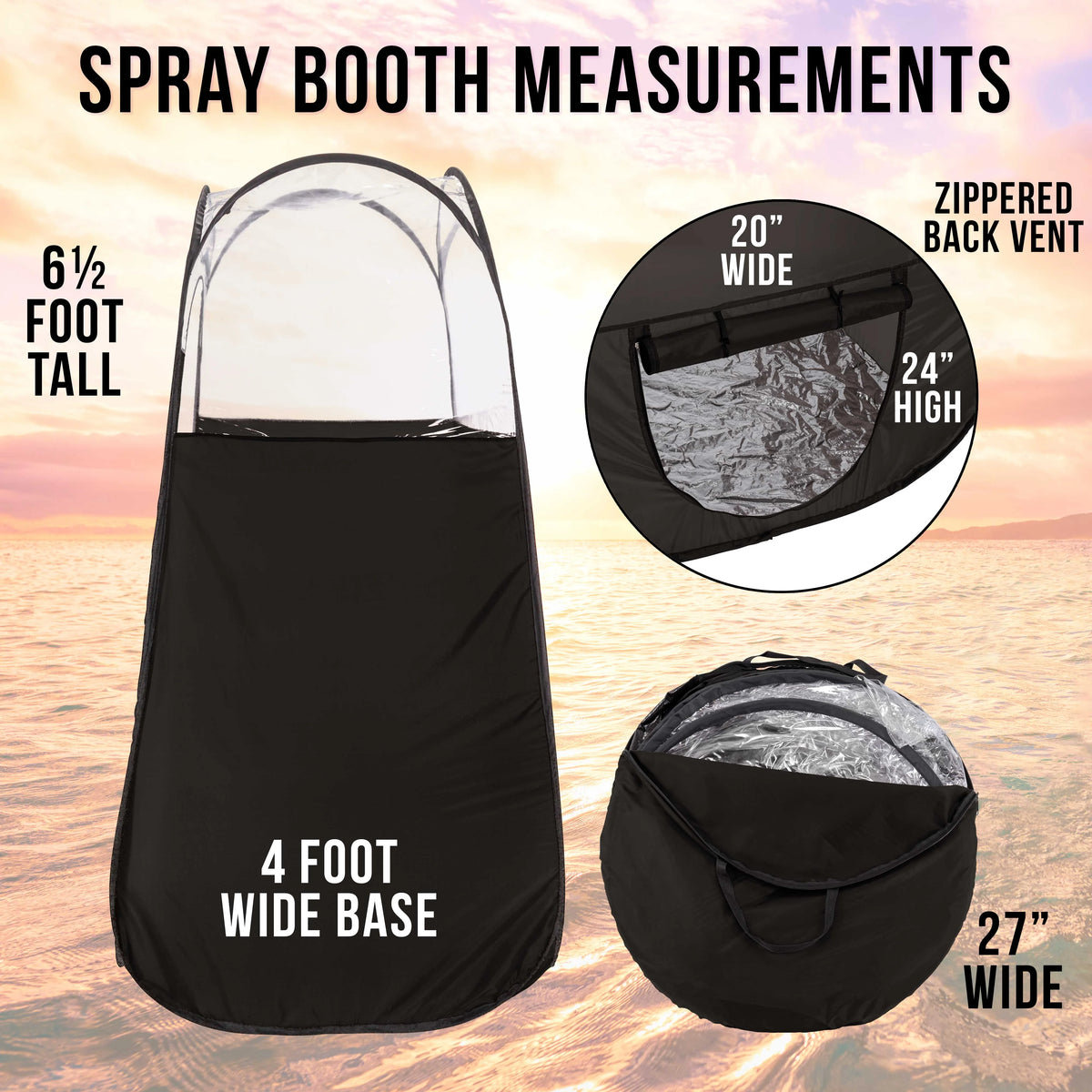 Mobile Sunless Tan Spray Tanning Tent Booth A984988