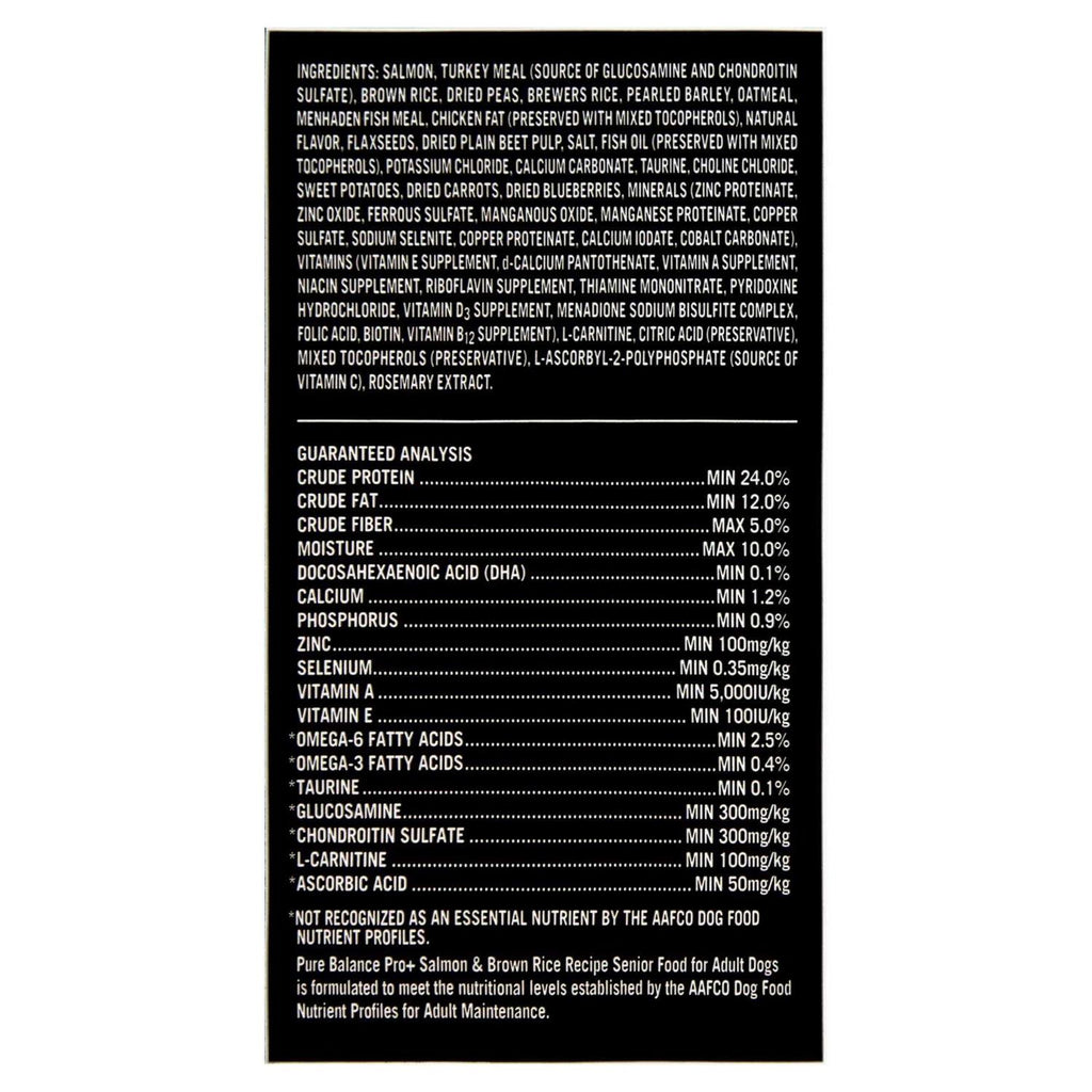 Senior Salmon & Brown Rice Dry Dog Food S9544