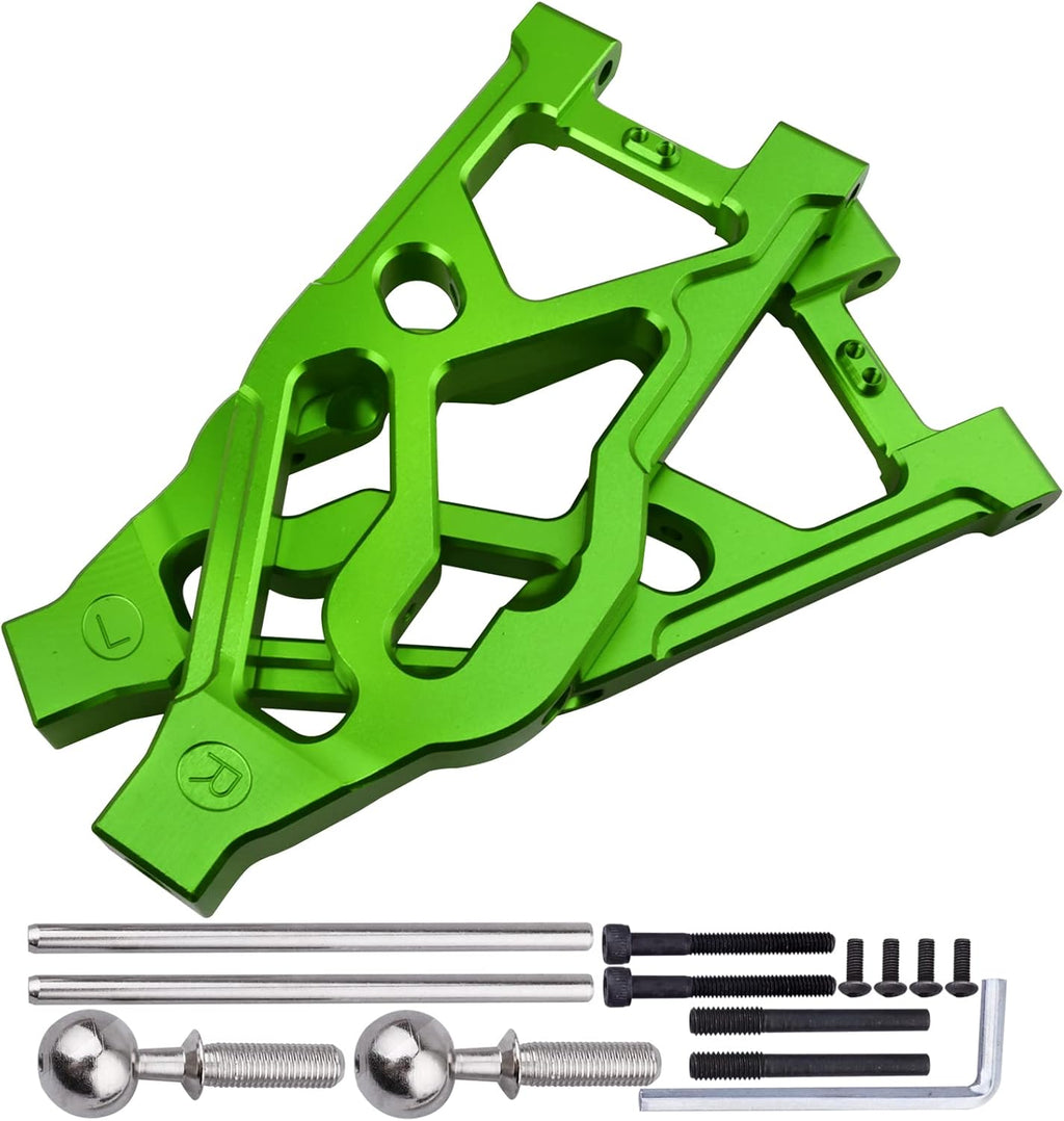 Aluminum Front Lower Suspension Arms for 1/5 Scale RC Truck (Green) Pack of 2 I9229