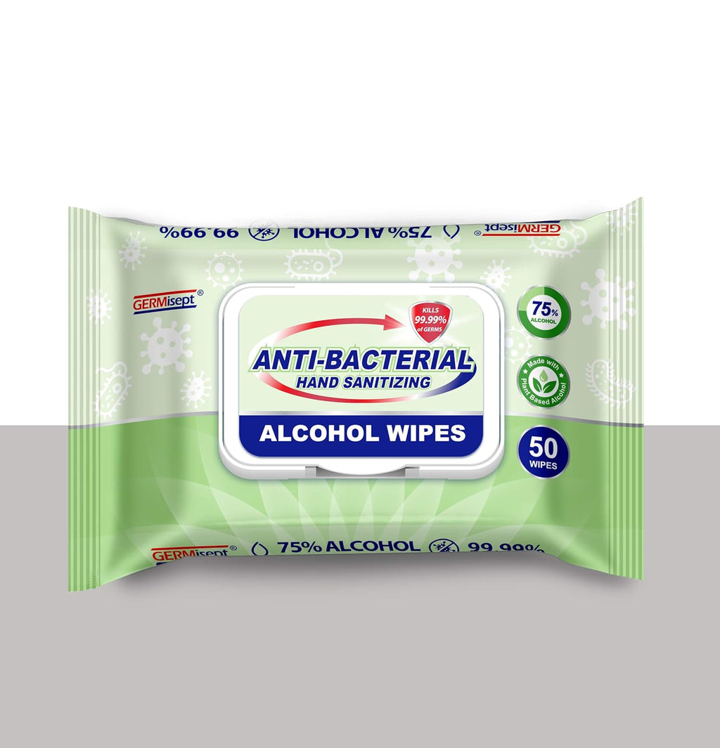 75% Alcohol Antiseptic Hand Sanitizer Wipes (1200 Wipes) W9764