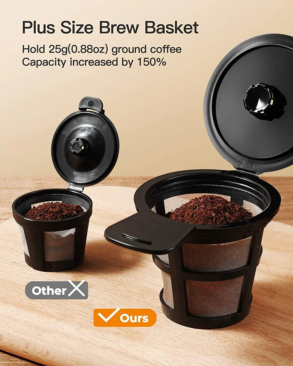 Single Serve Coffee Maker, Classic Black T9287