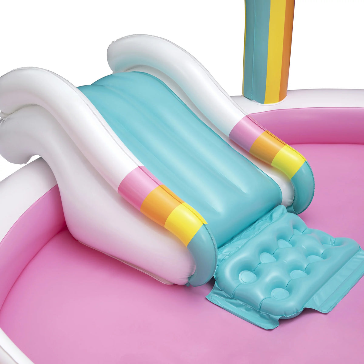 Rainbow Unicorn Kids Splash Pool with Sprinkler O160253