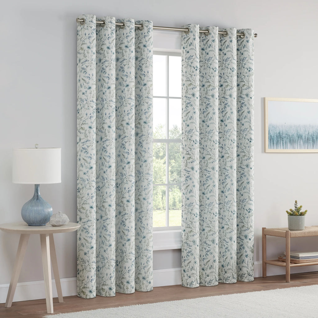 Marine 100% Blackout Lined Curtains 63x50 T450