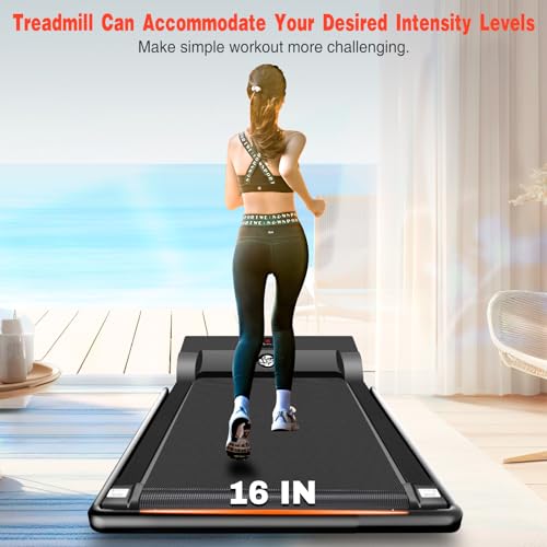 2 in 1 Foldable Treadmill with Handle Bar and Remote Control Q3309