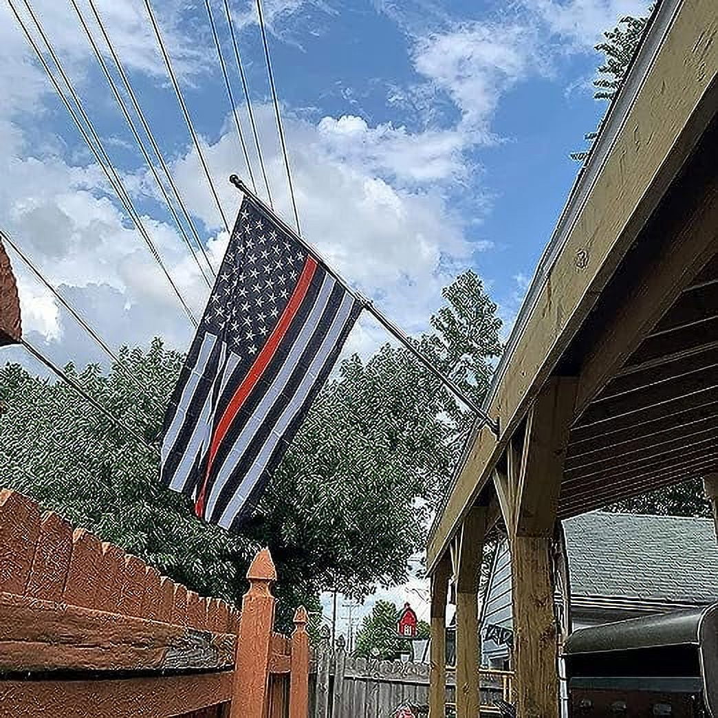 Black Wall Mount Flag Pole Kit Z34033