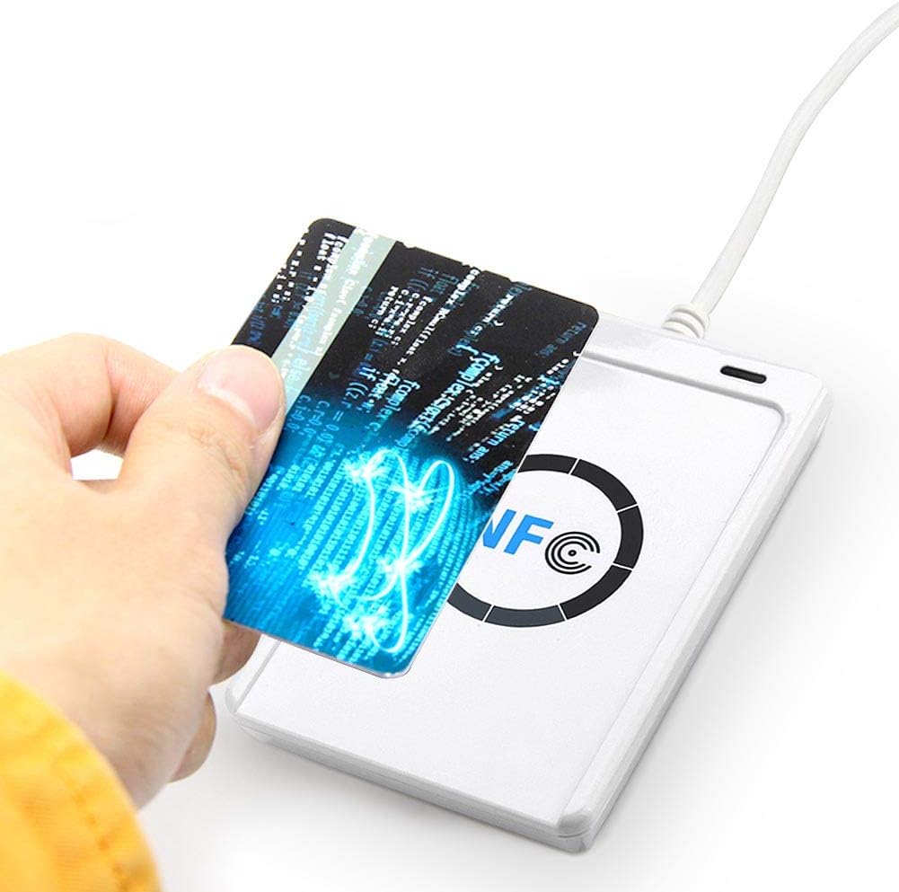 NFC RFID Contactless Smart Card Reader Writer with USB and 5X IC Card M784865