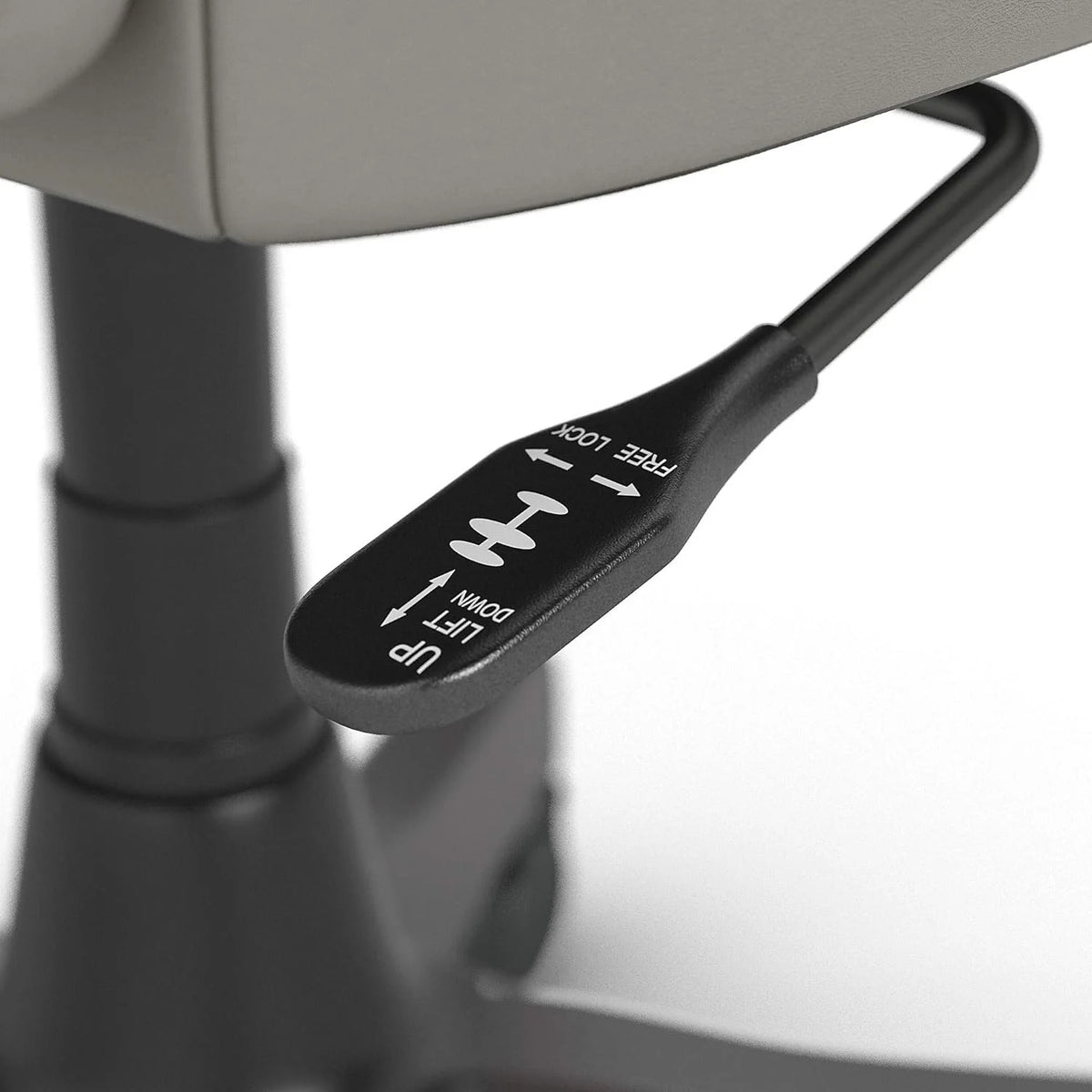 Light Gray Leather Office Chair P38516