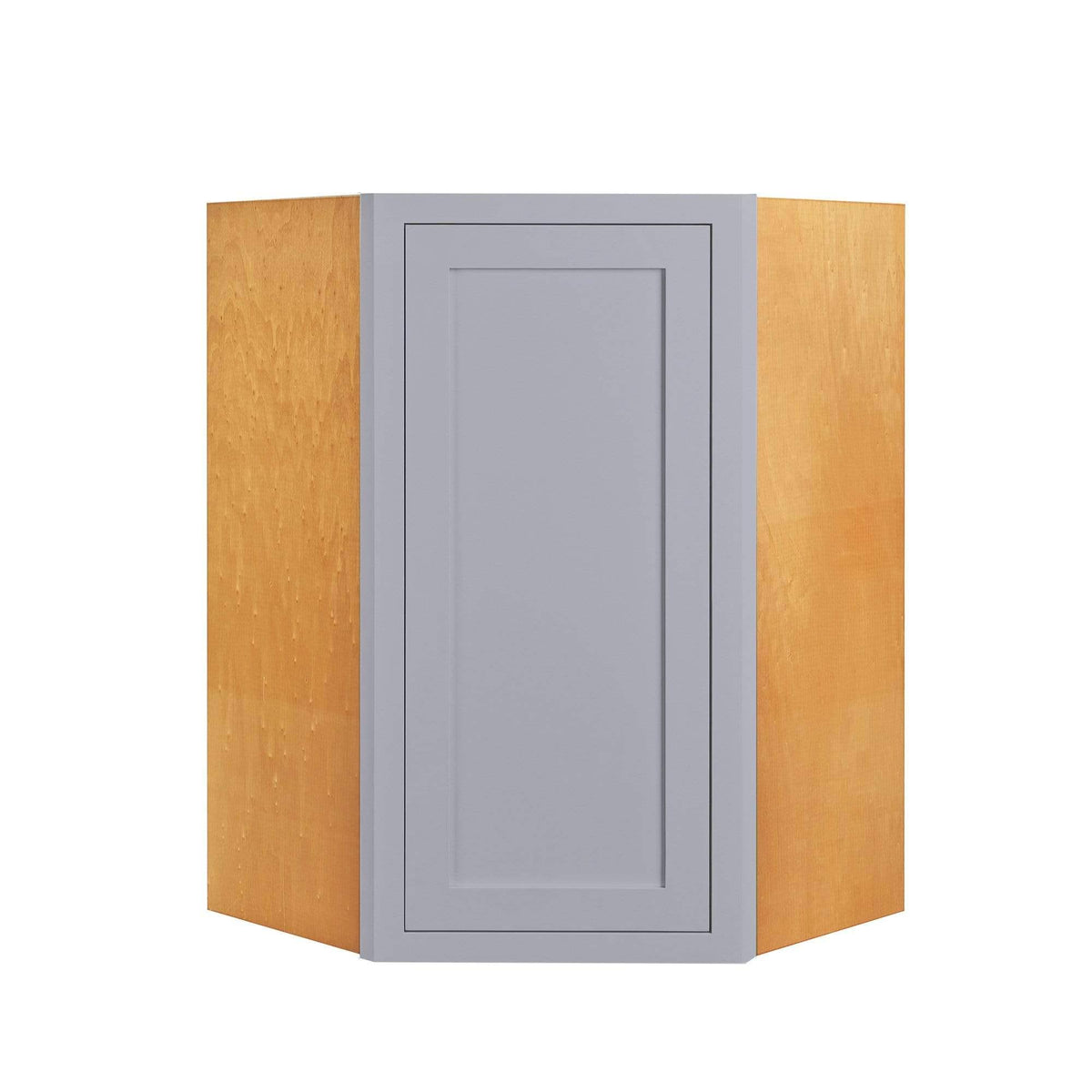 27 inch Wide 39 inch Tall 14 inch Deep Light Gray Inset Shaker Wall Cabinet U960