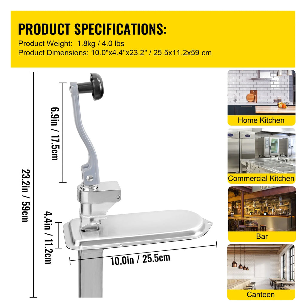 Manual Stainless Steel Can Opener N729