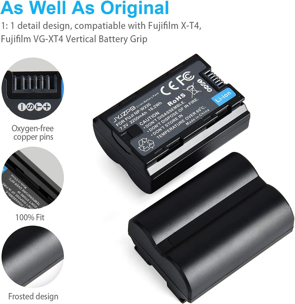 2-Pack Rechargeable Li-Ion Camera Batteries with Charger L637503