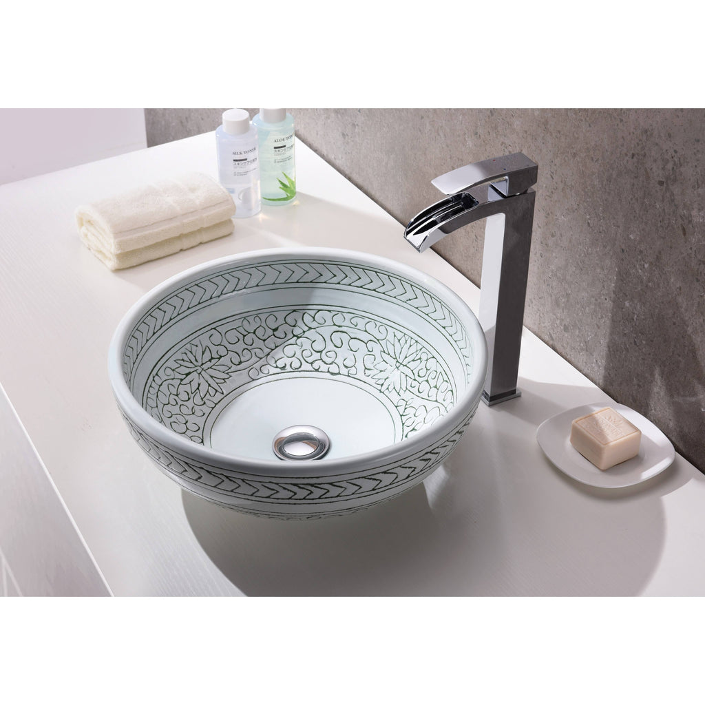 Vessel Sink in Decor White M67421