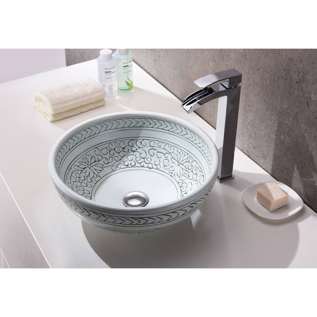 Vessel Sink in Decor White M67421