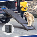 67" Foldable Dog Ramp with Non-Slip Rug Surface C201