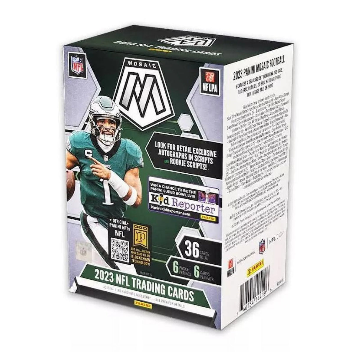 Football Trading Card Blaster Box W6625