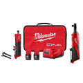 12V Lithium-Ion Cordless Straight Die Grinder Kit with 3/8 in. Ratchet U129