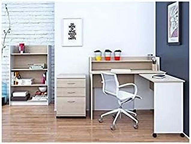 Wood 3 Drawer Mobile Filing Cabinet R938