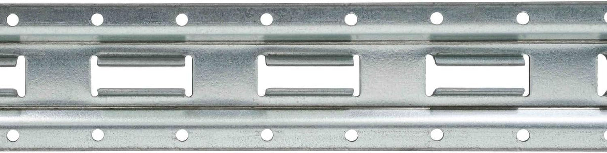 4 Pack 5' Vertical Galvanized Steel Bolt-On Tie-Down Rail U258