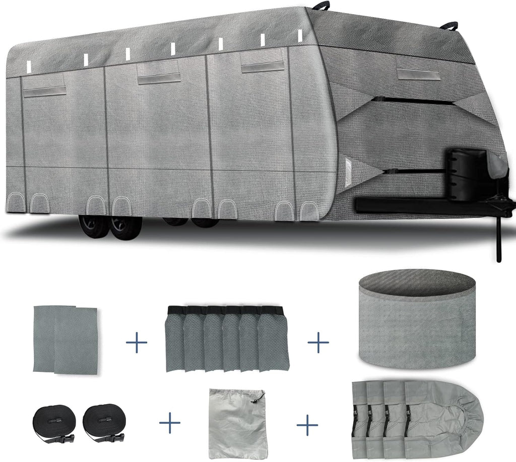 6 Layers Windproof Anti-Scratch UV Resistant Travel Trailer Cover L888043