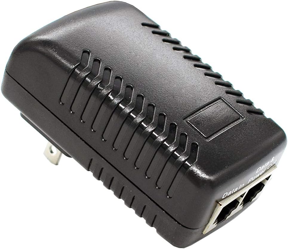 48V PoE Injector Adapter, 10/100Mbps Pack of 2 Y374160