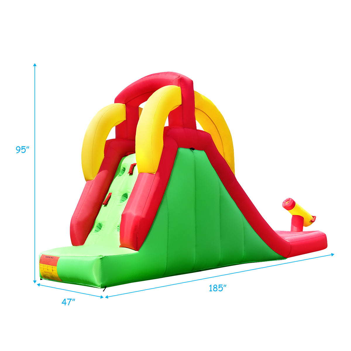 Inflatable Water Slide Bounce House with 350W Blower V8566
