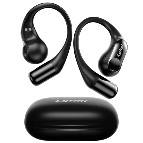 Open Ear Wireless Earbuds with 4-Mic Clear Call, 30H Playtime F64241