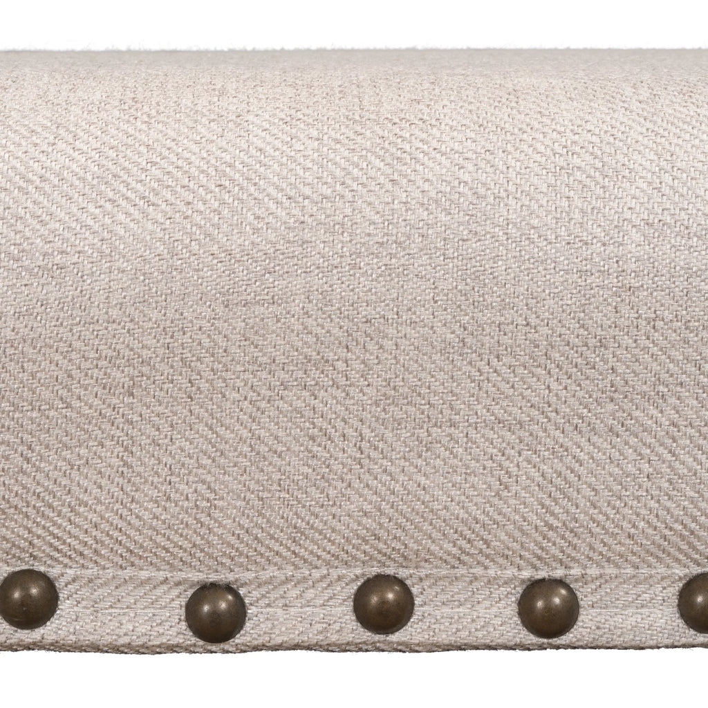 Rustic Wooden Upholstered Dining Bench U868136
