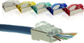 Snagless RJ45 Cat6 STP Connectors 100 Pack V505