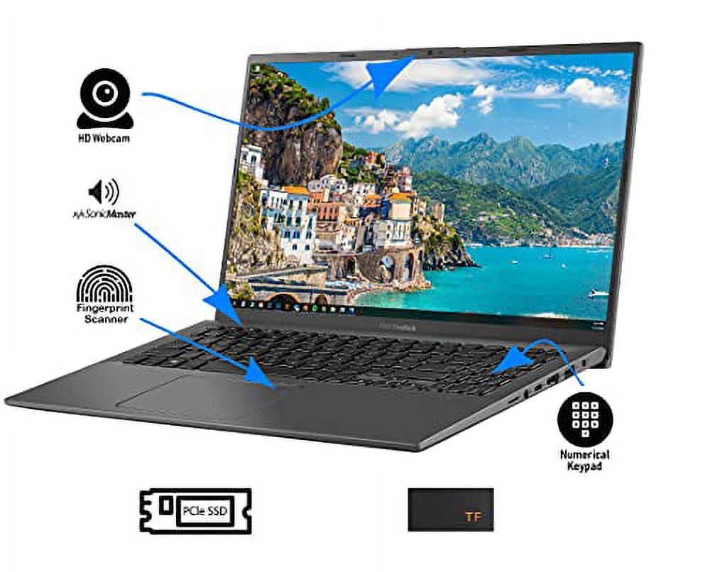 15.6" FHD Touch Display Laptop with 8GB RAM 256GB SSD E456220