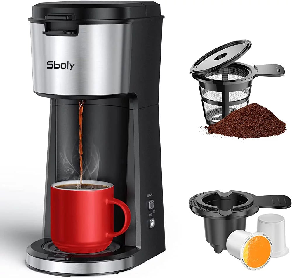 Single Serve Coffee Maker, Classic Black T9287