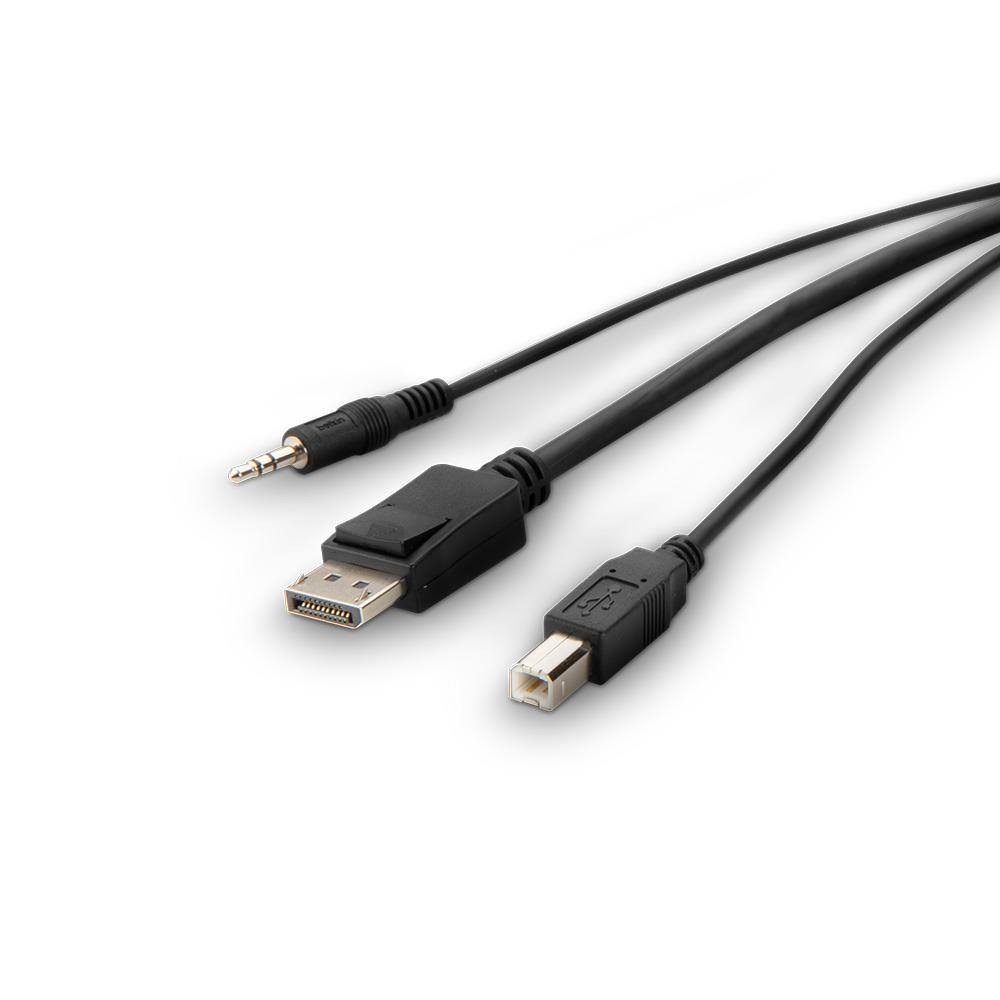 Minidp to DP + USB A/B + Audio Combo KVM Cable B49158