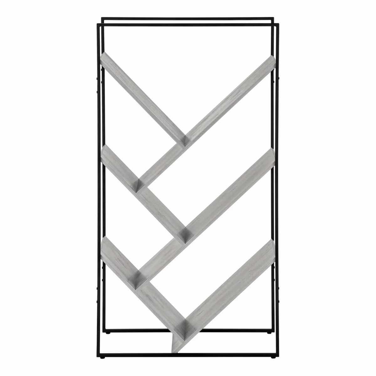 Grey Laminate 3 Tier Bookshelf O561