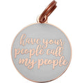 Rose Gold Pet ID Tag F92327
