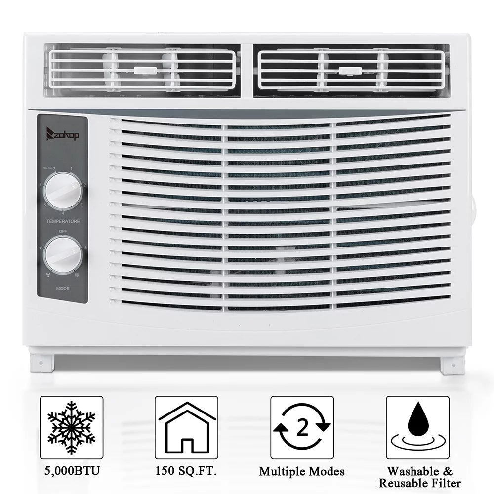 5000BTU 115V 450W White Window Air Conditioner T83269