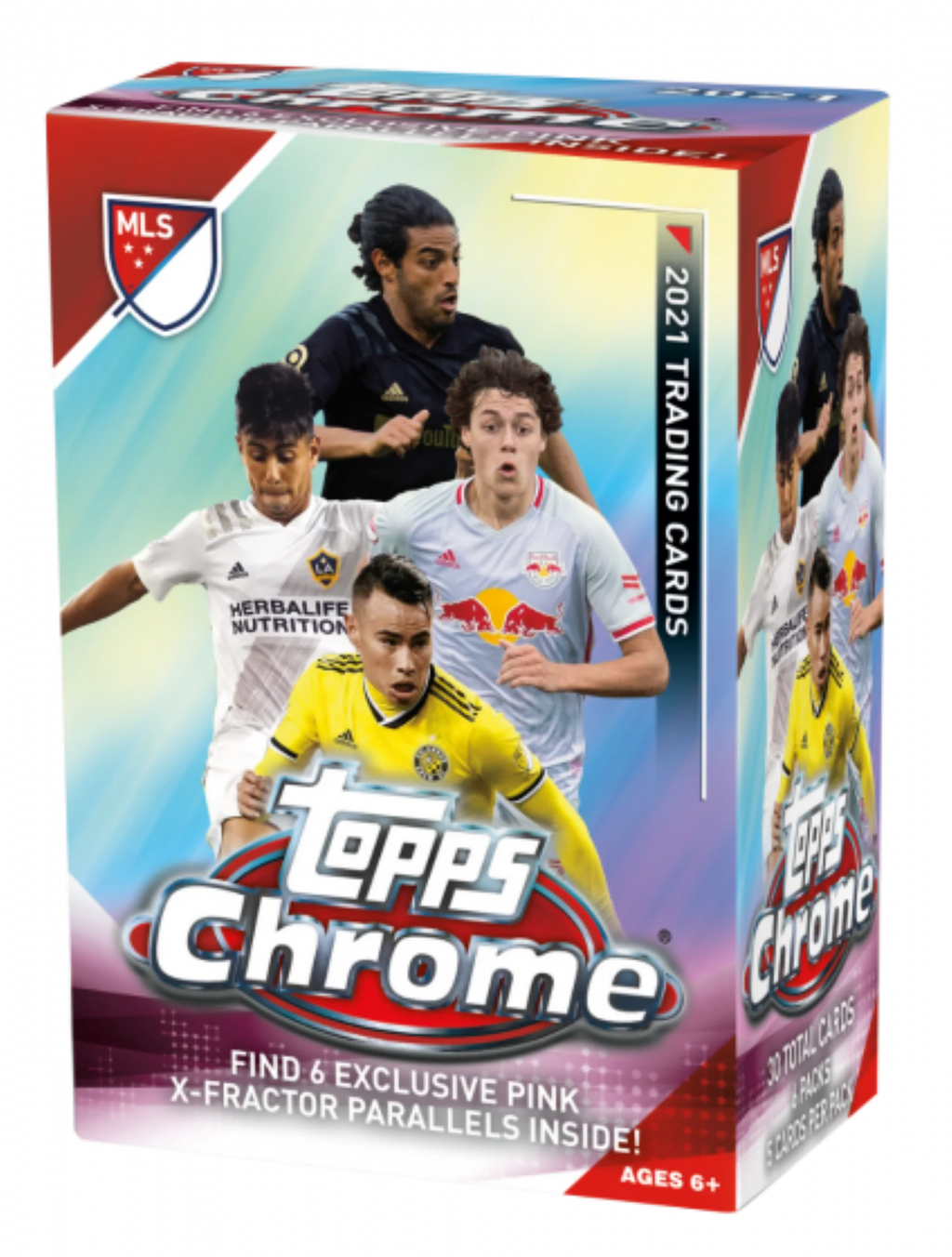 Topps Chrome MLS Soccer Trading Cards Blaster Box W55566