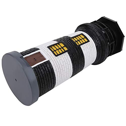 Solar Lighthouse Rotating Outdoor Light Garden Ornament C80942