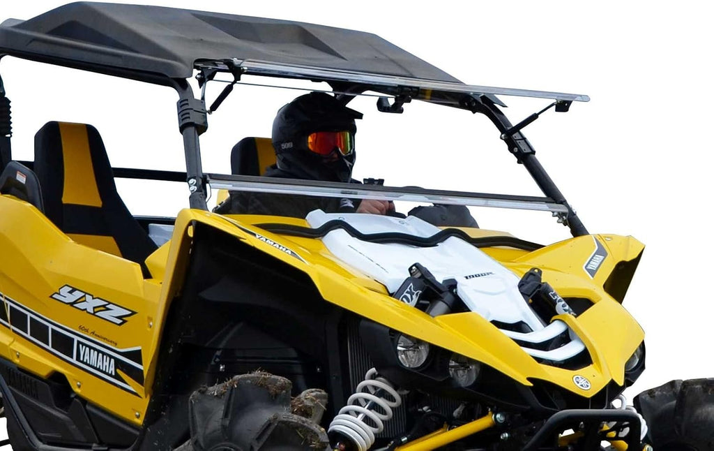 Flip Windshield for Yamaha YXZ, 1/4” Clear Scratch Resistant Polycarbonate T17501