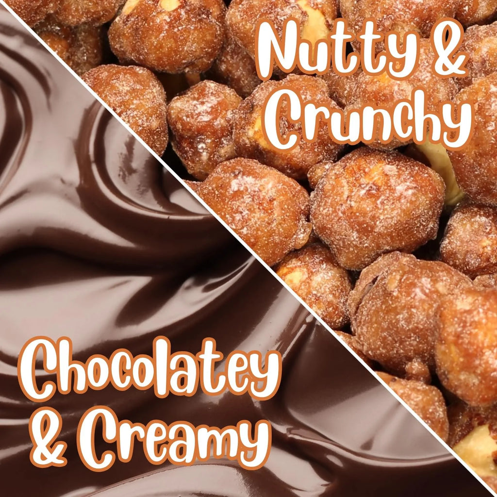 Dark Chocolate Covered Toffee Coated Hazelnuts 10 lbs Bulk Bag A423951