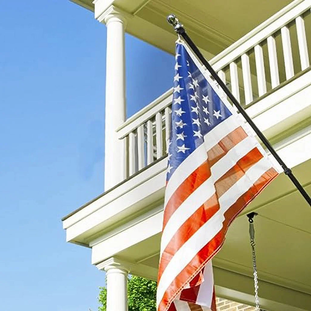 Black Wall Mount Flag Pole Kit Z34033