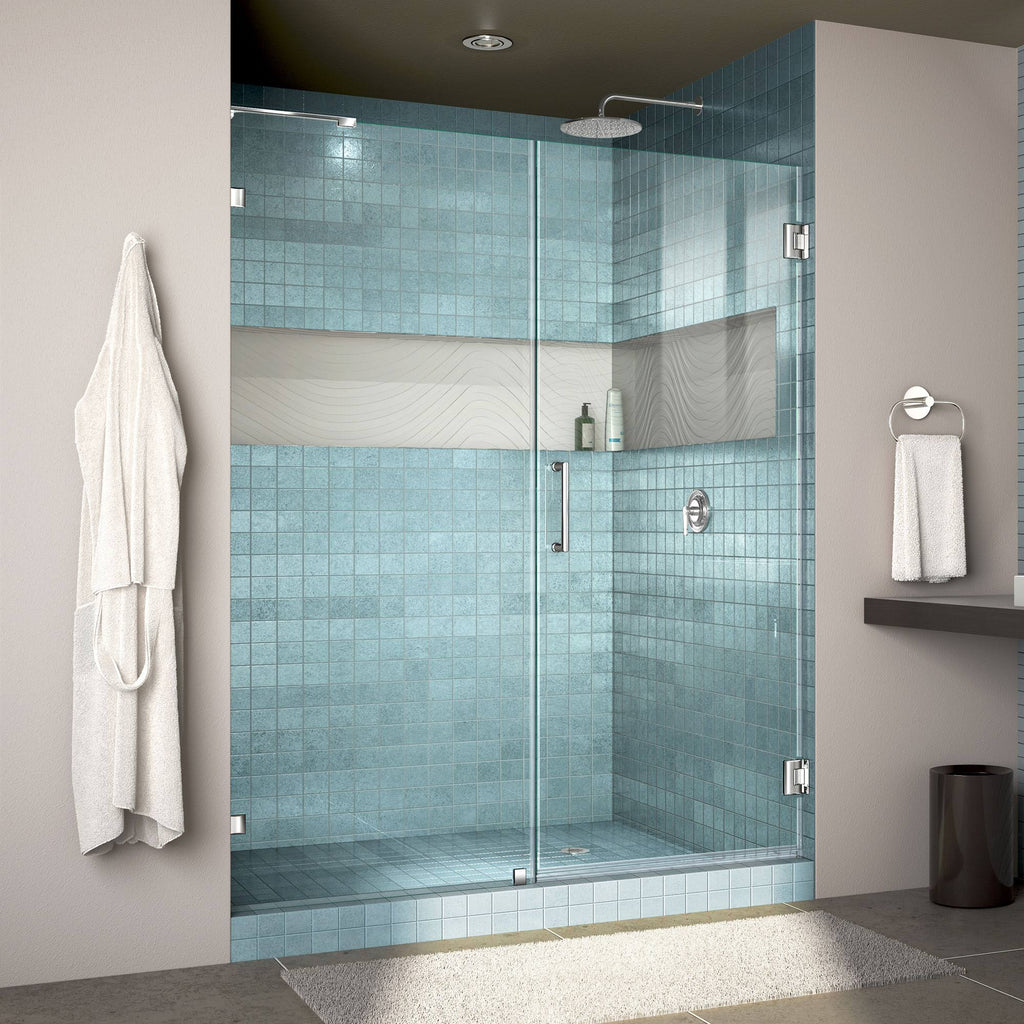Chrome Frameless Hinged Shower Door G23288