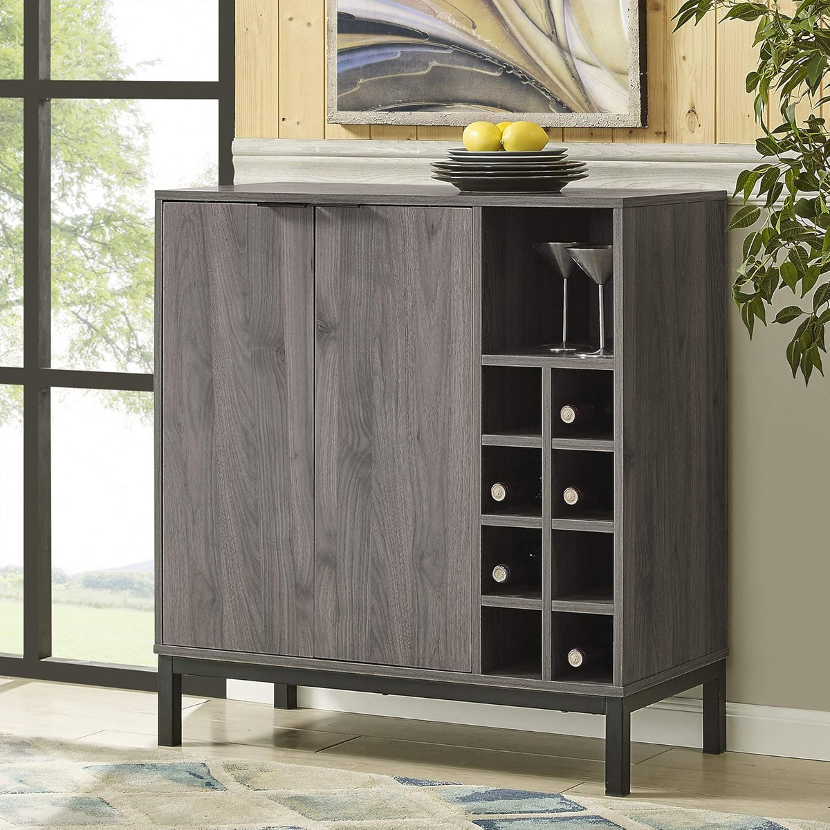5-Shelf Metal Bookcase N85544