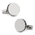 Stainless Steel Onyx Mosaic Cufflinks N73387