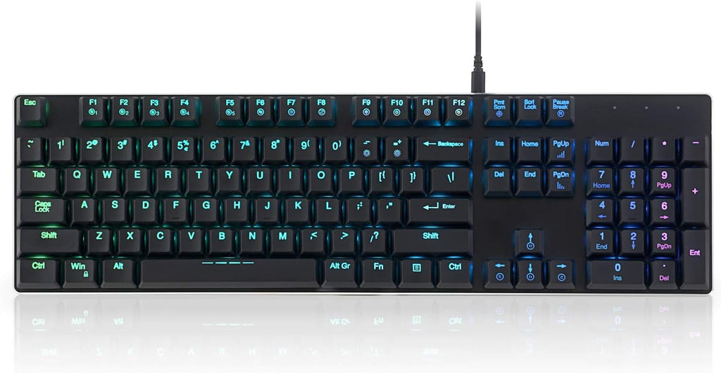 Full-Size Mechanical Keyboard with Brown Switch D10883