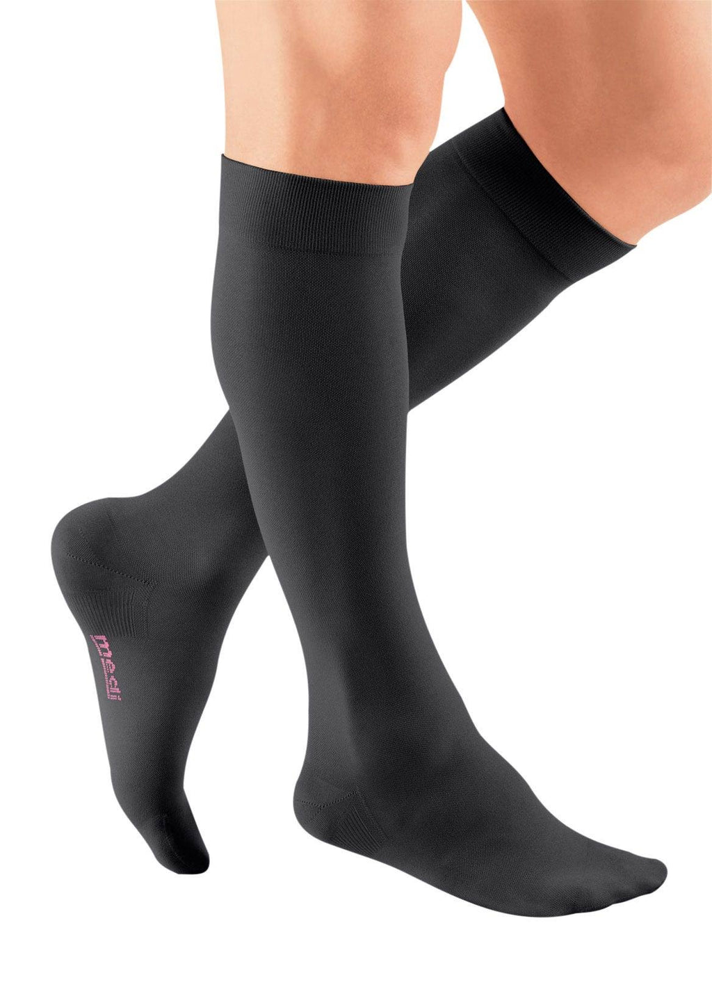 Beige Calf High Closed Toe Compression Stocking C96377